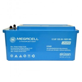 MEGACELL 12.8 V 150 AH Lityum / LifePo4